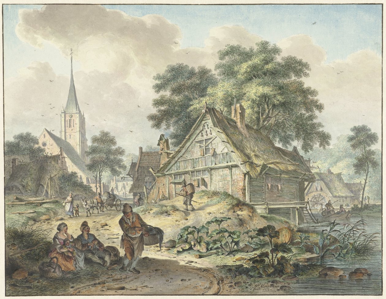 Falleferdig hus og bygdekirke av Hendrik Meijer