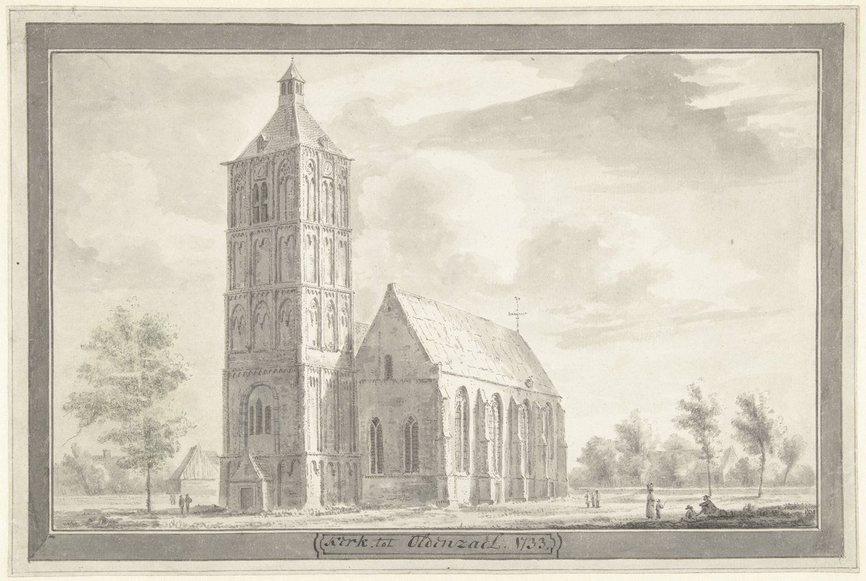 St. Plechelmus-kirken i Oldenzaal av Hendrik Spilman