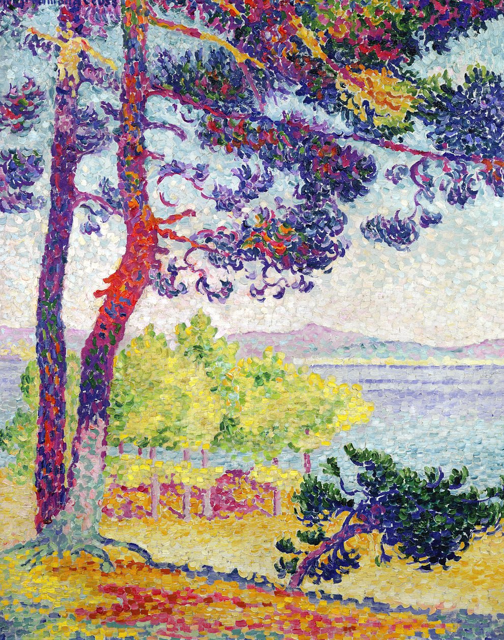 Ettermiddag i Pardigon, Var, 1907 av Henri Edmond Cross