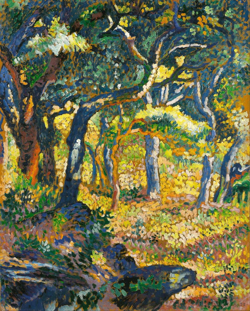 En clearing i Provence (studie) av Henri Edmond Cross