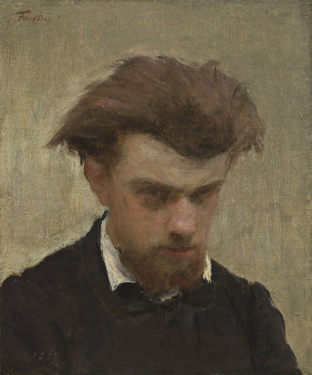 Selvportrett av Ignace Henri Jean Fantin Latour