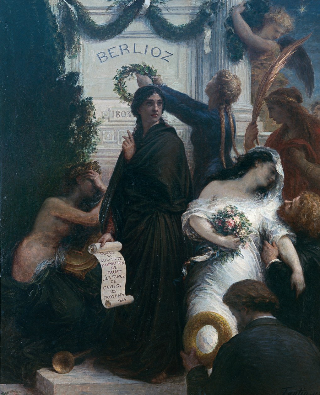 Bursdagen (til Berlioz) av Ignace Henri Jean Fantin Latour