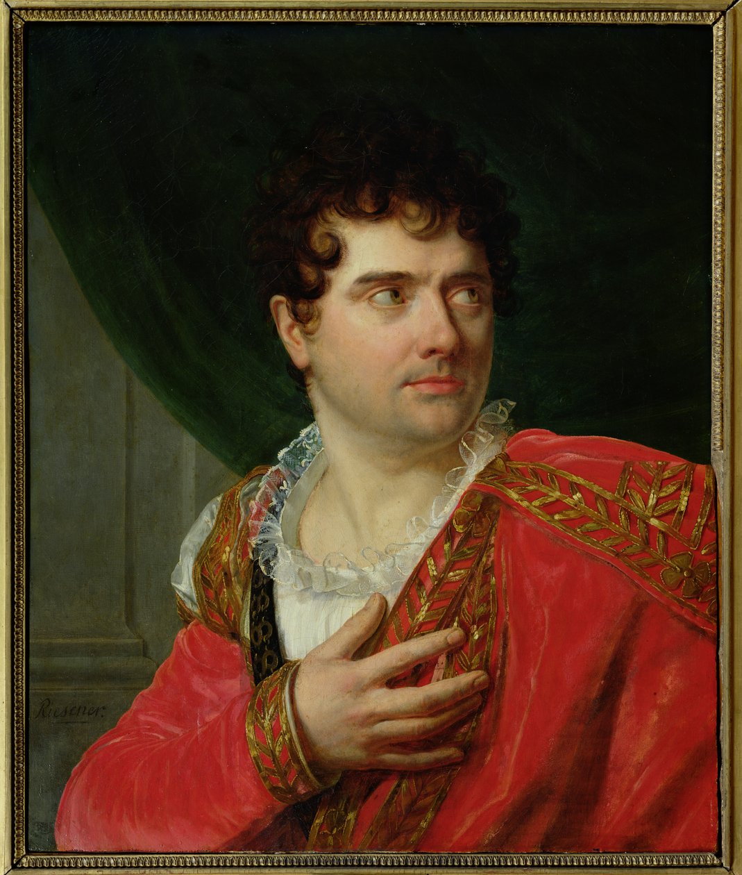 Portrett av Francois Joseph Talma (1763-1826) av Henri Francois Riesener