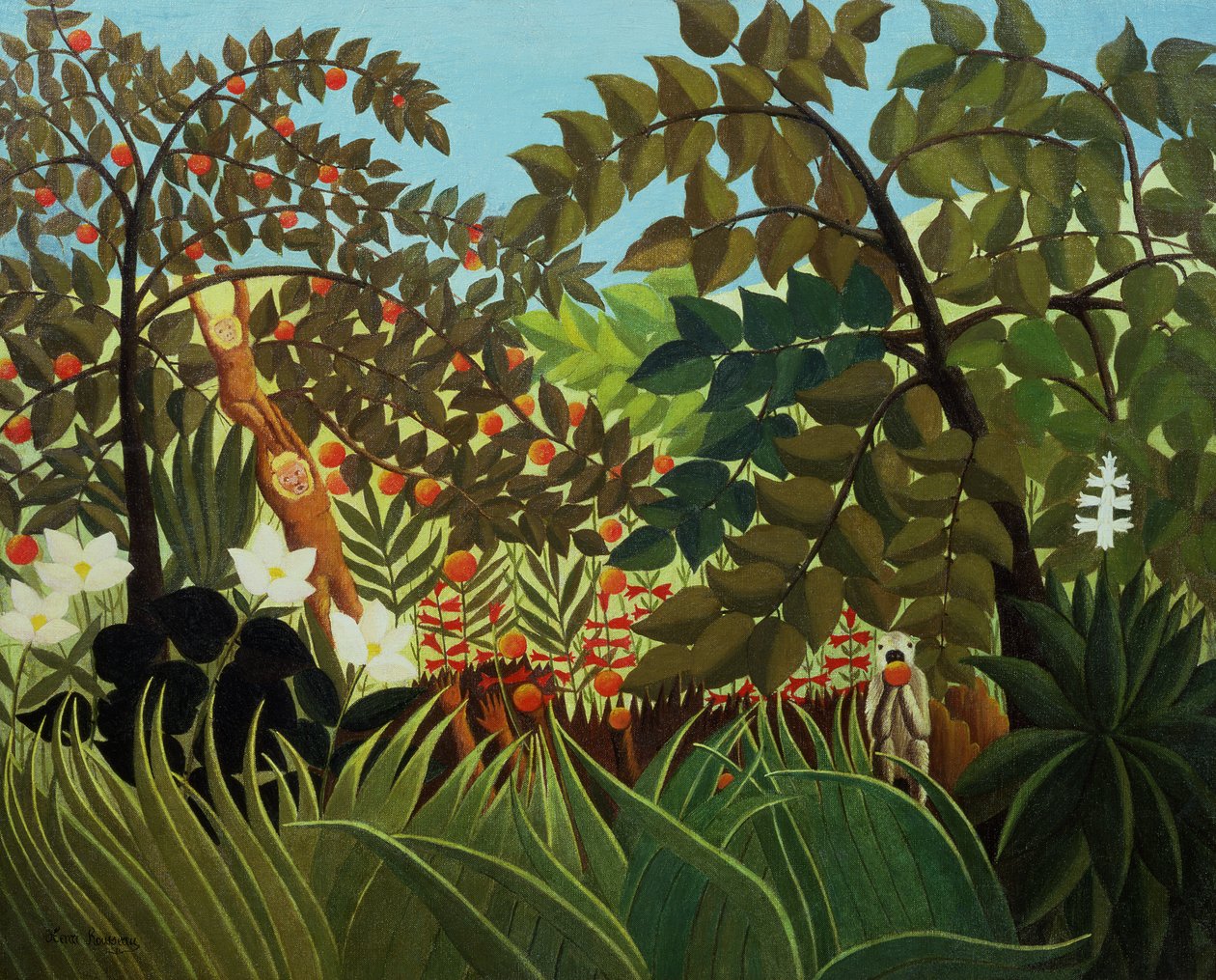 Eksotisk landskap av Henri Rousseau
