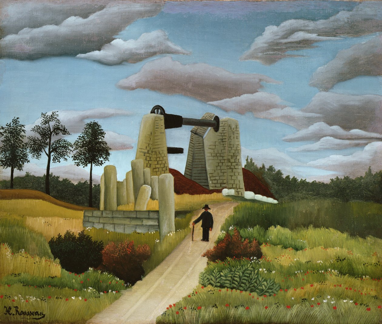 Steinbruddet av Henri Rousseau