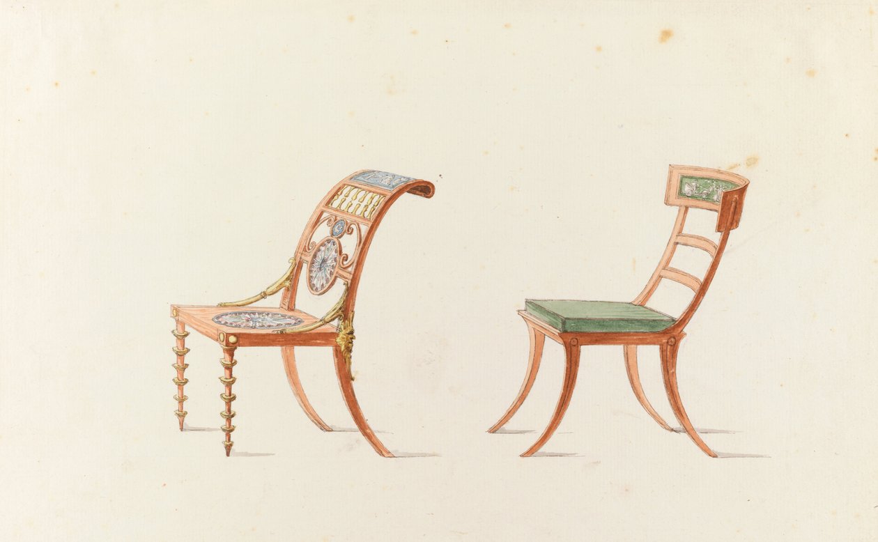 Stoler (2) av Nicolas Henri Jacob