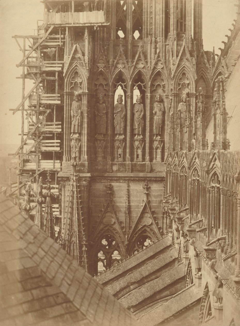 Tower of Kings på Rheims av Henri Jean Louis Le Secq