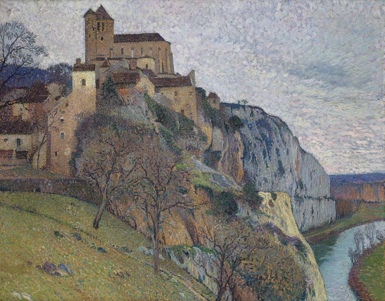 Saint-Cirq-la-Popie av Henri Martin