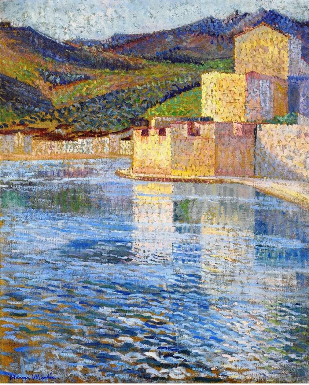 Ramparts of Collioure, ca. 1915 av Henri Martin
