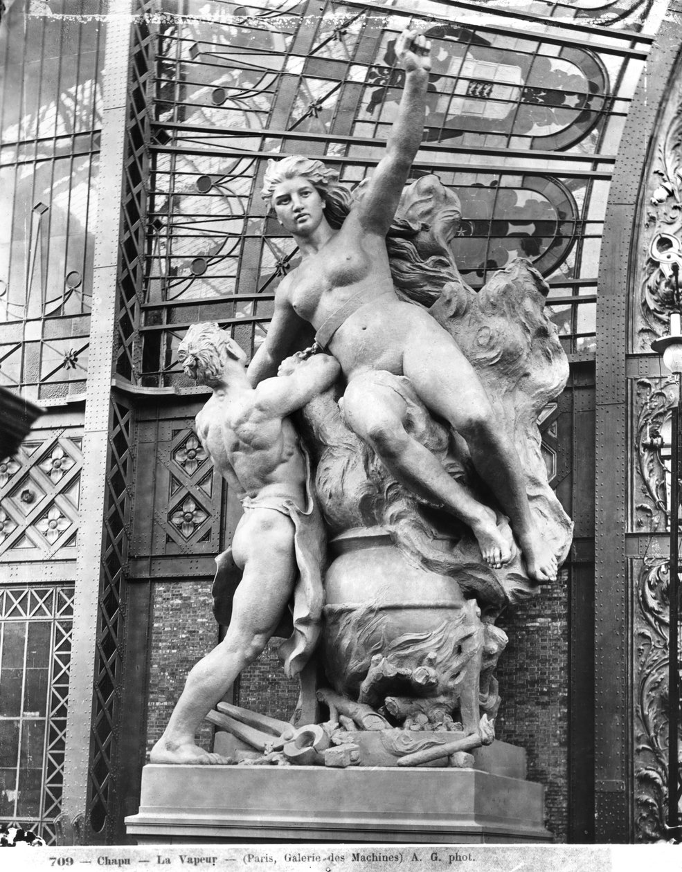 Steam, ca. 1889 (gips) av Henri Michel Antoine Chapu