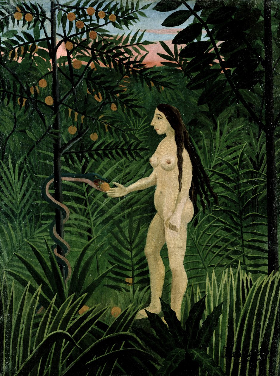 Eva, ca. 1906-07 av Henri Rousseau