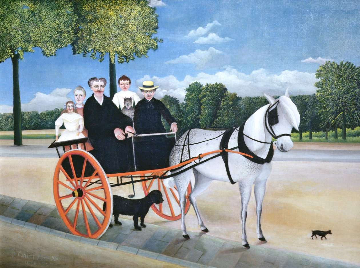 Old Man Juniers Trap, 1908 av Henri Rousseau