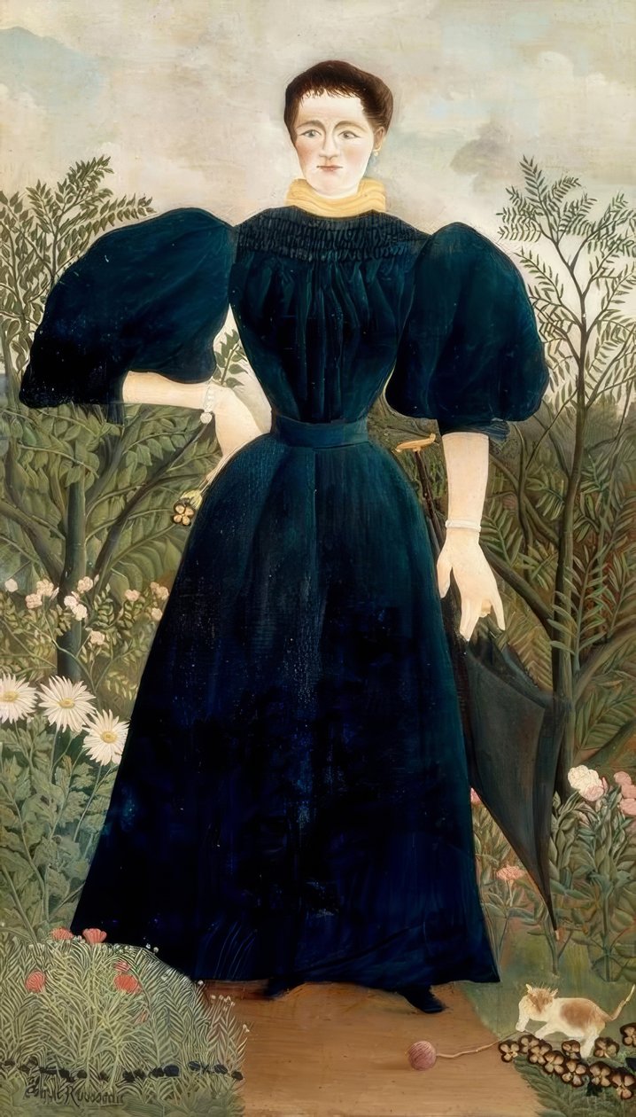 Portrett av en kvinne av Henri Rousseau