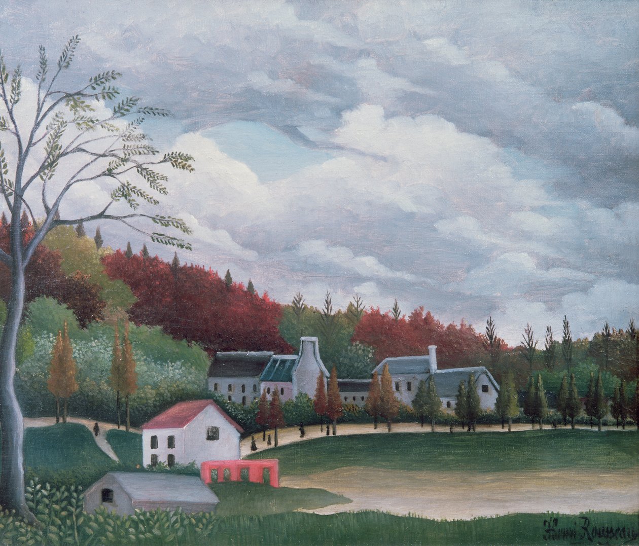 The Bievre at Gentilly, ca. 1895 av Henri Rousseau