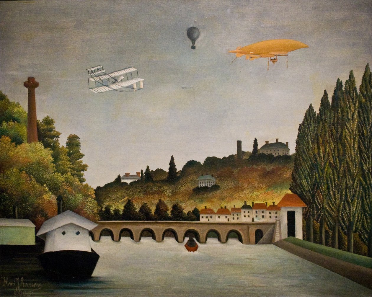 Utsikt over Pont de Sèvres av Henri Rousseau