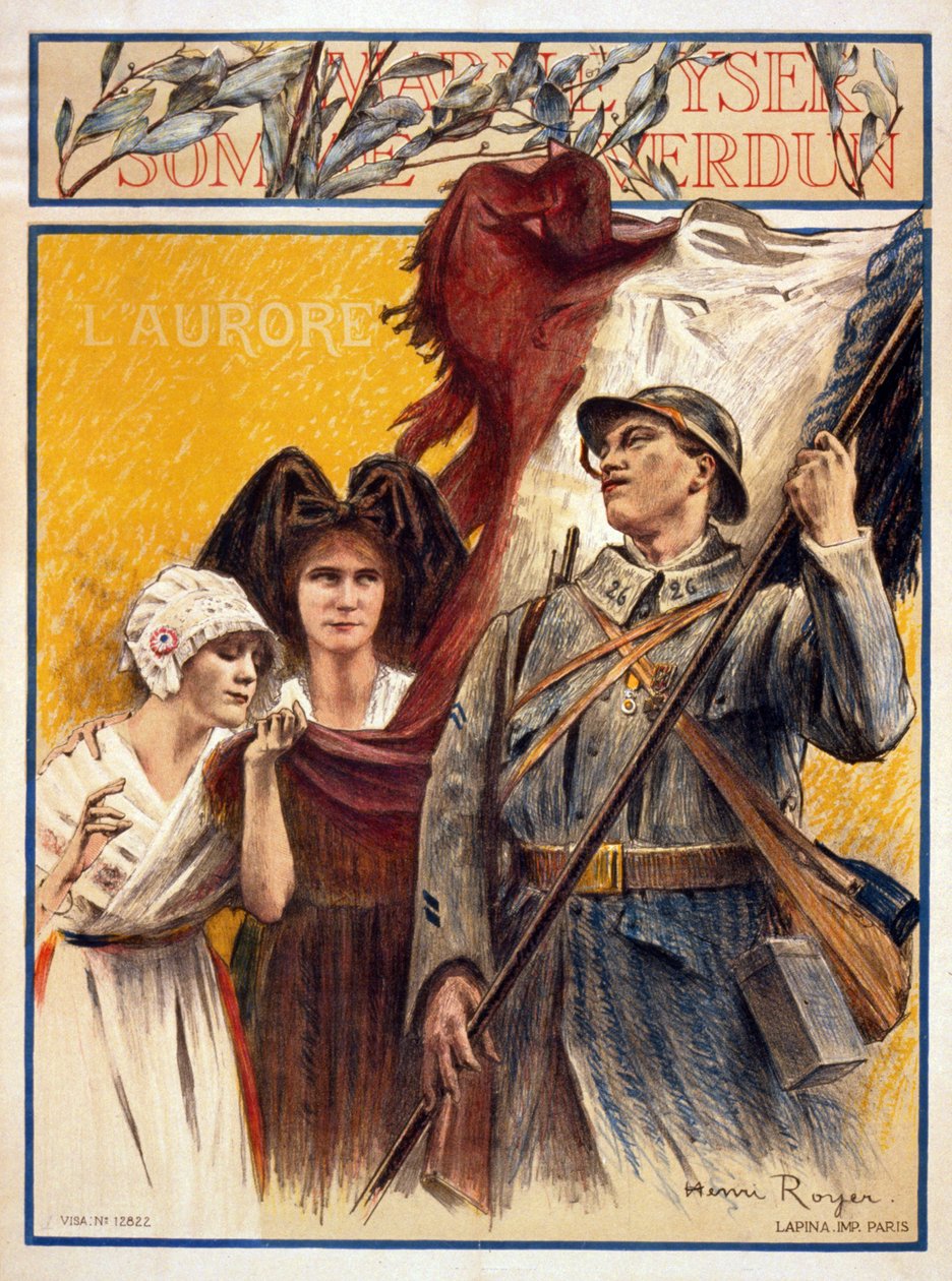 Abonner på frigjøringslånet, 1918 av Henri Royer