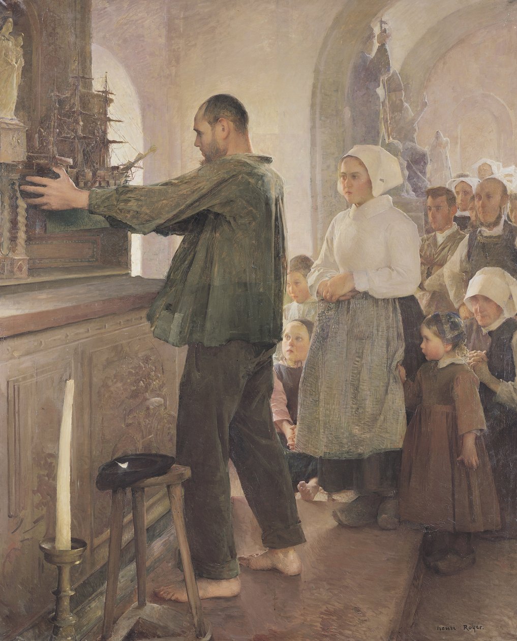 The Ex Voto, 1898 av Henri Royer