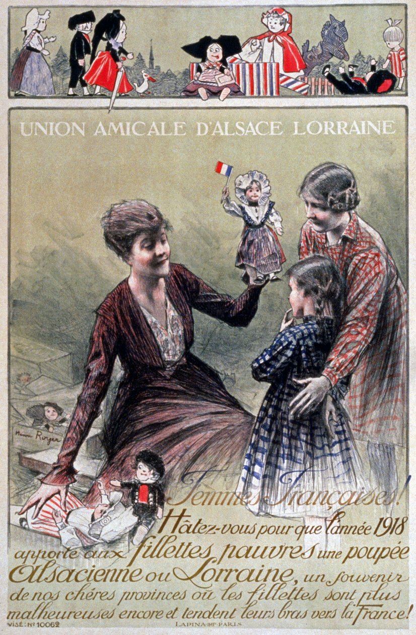 Friendly Union of Alsace Lorraine, 1918 av Henri Royer