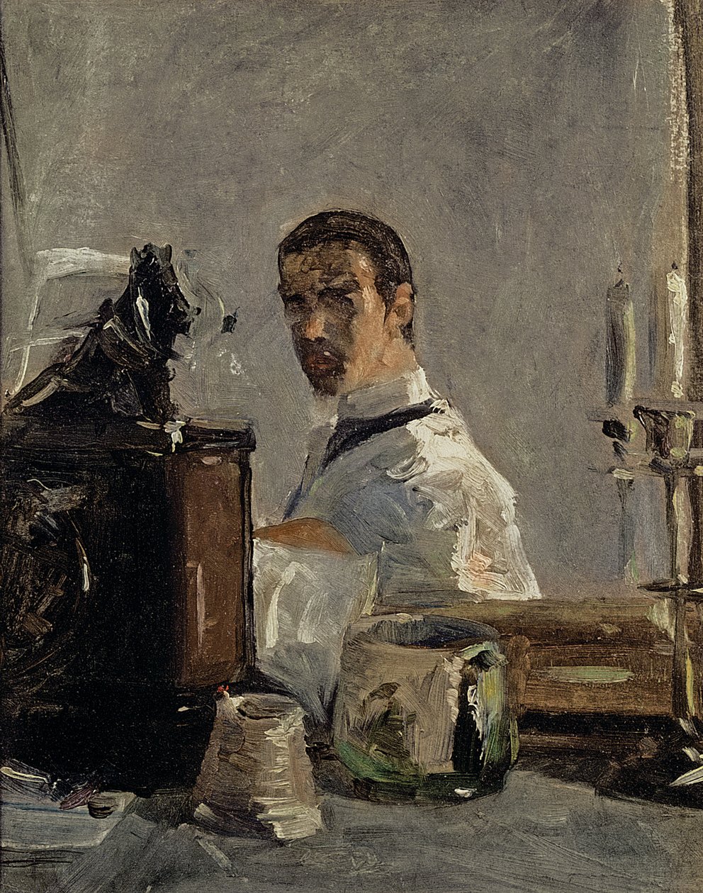 Selvportrett, 1880 av Henri de Toulouse Lautrec