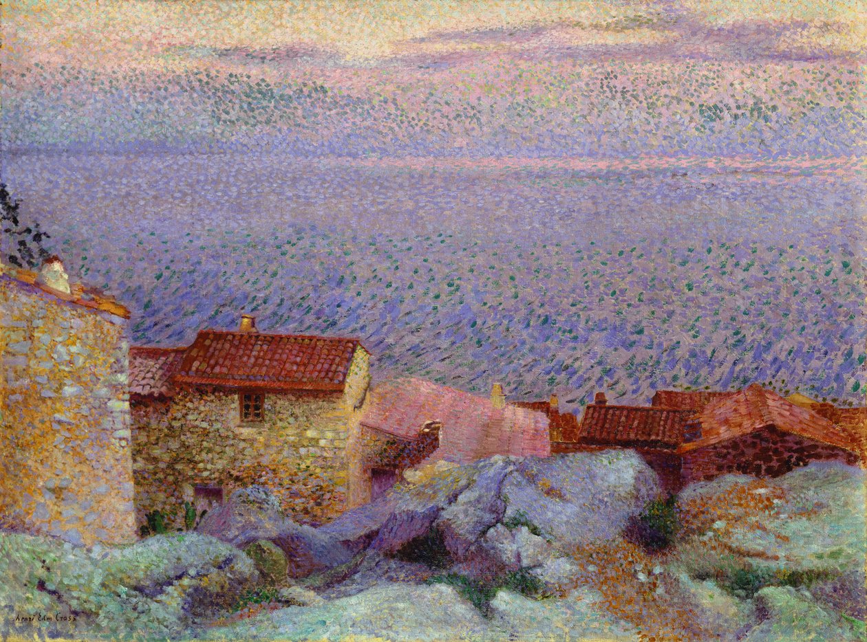 Kystlandskap av Henri Edmond Cross