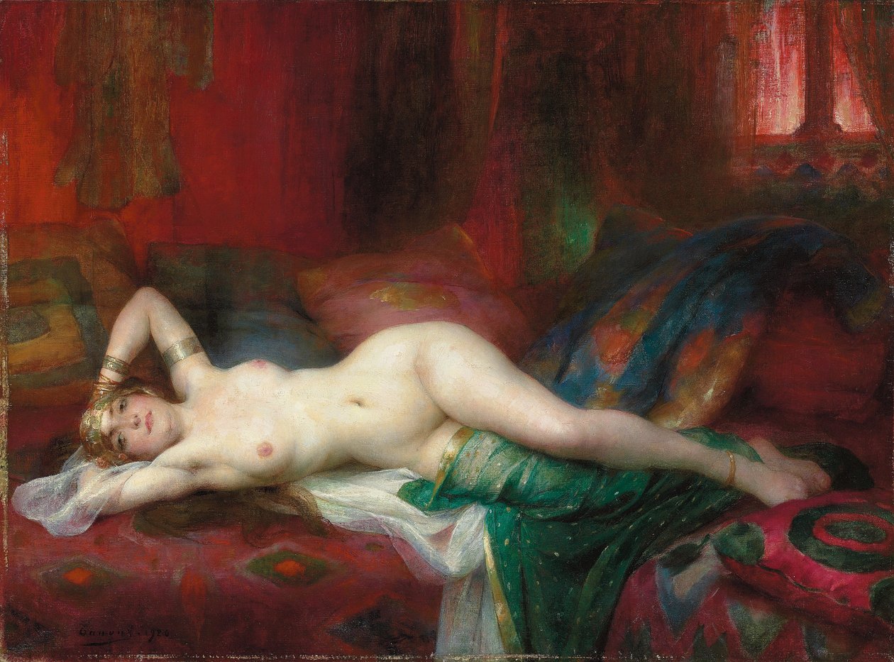 Odalisque, 1920 av Henri Adrien Tanoux