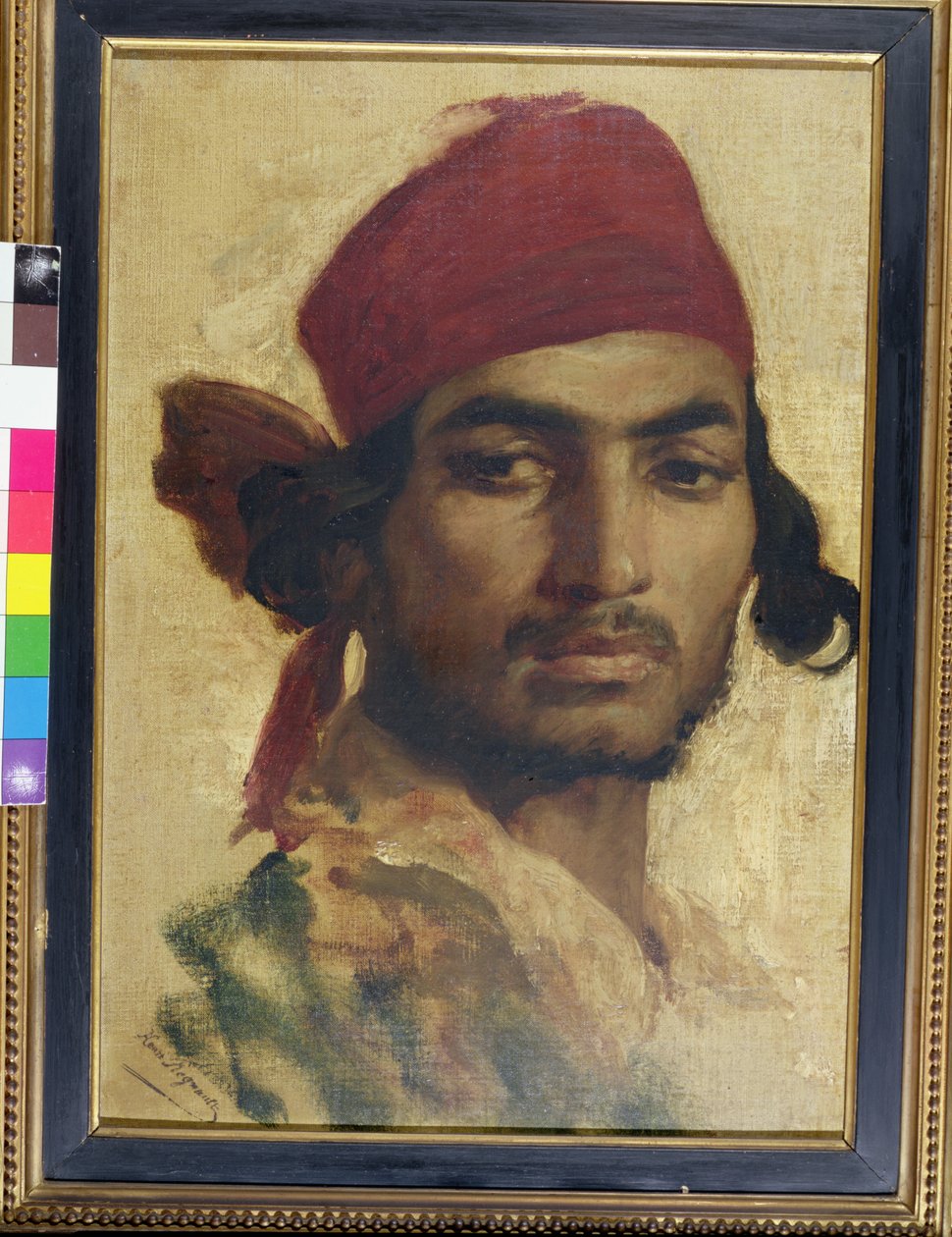 Gitano, lederstudie av Henri Alexandre Georges Regnault