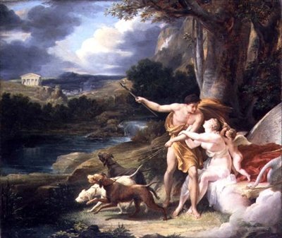 Venus og Adonis av Henri Alexandre Georges Regnault