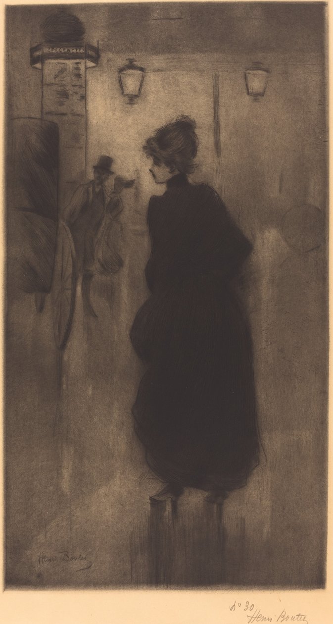Parisian Woman (The Effect of the Night) av Henri Boutet