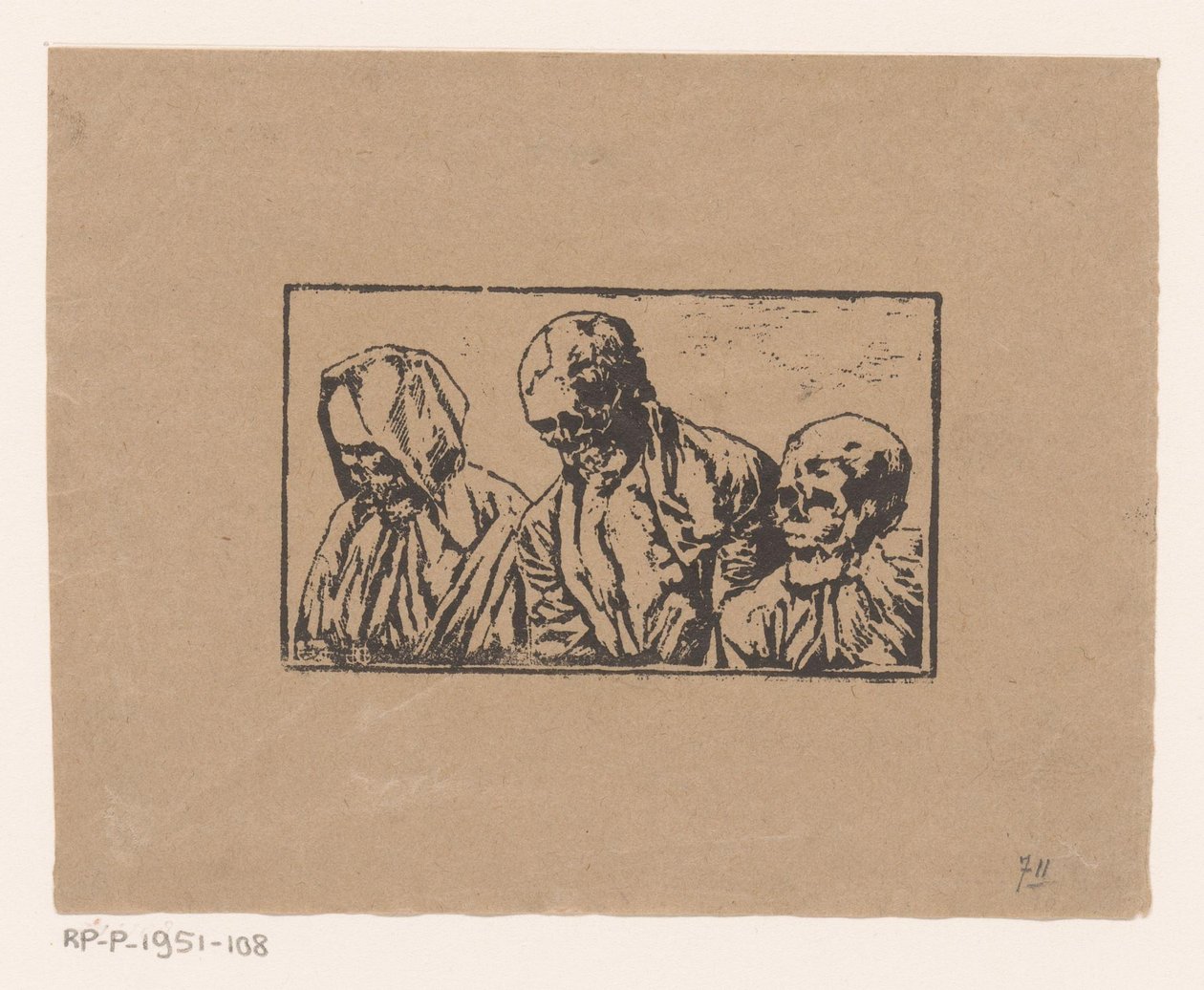 Tre døde av Henri Charles Guérard