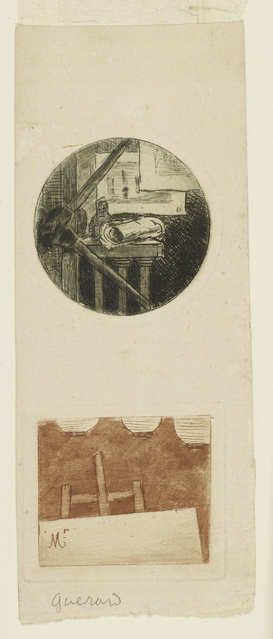 Plasseringskort av Henri Charles Guérard