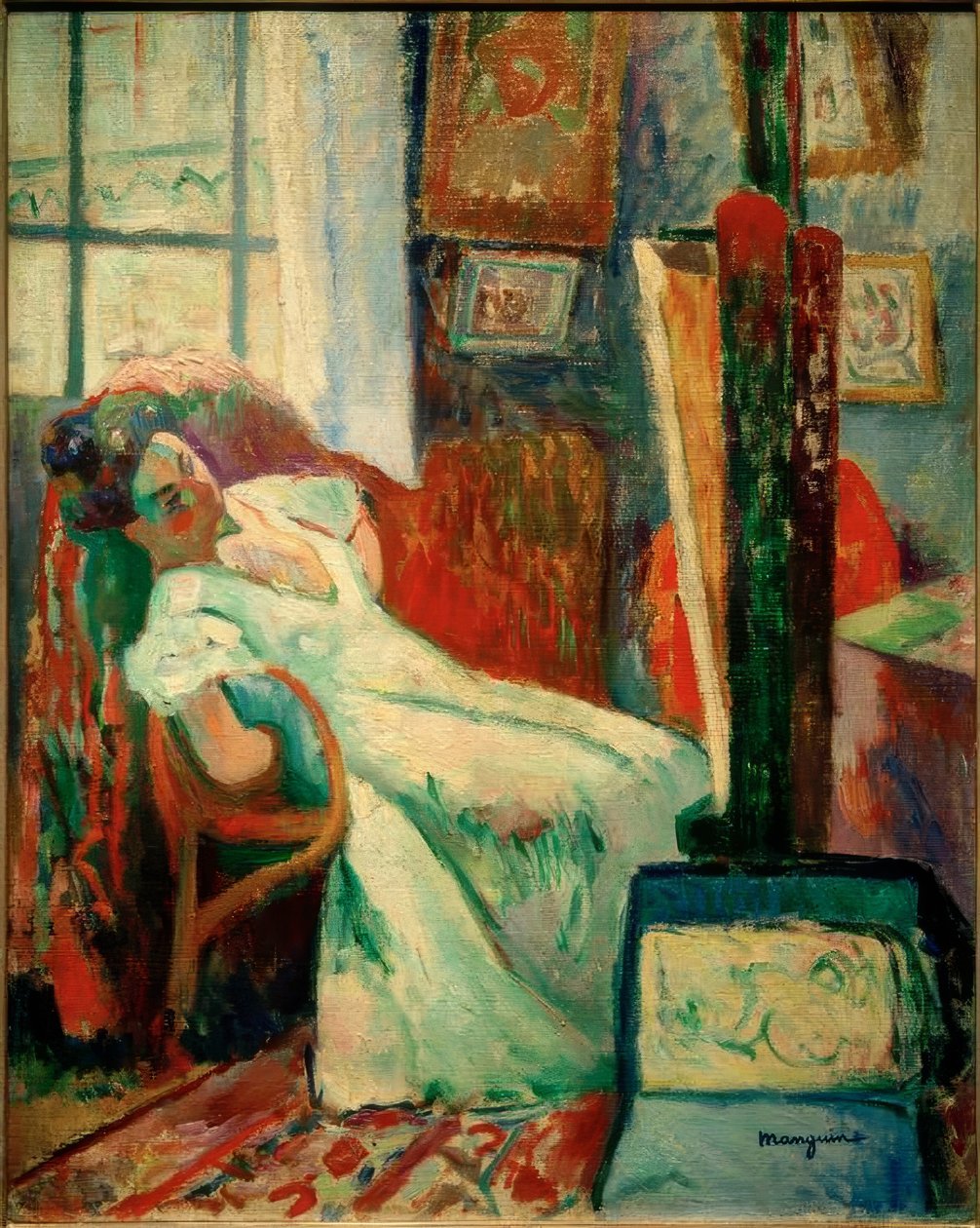 Modellens hvile (Jeanne) av Henri Charles Manguin