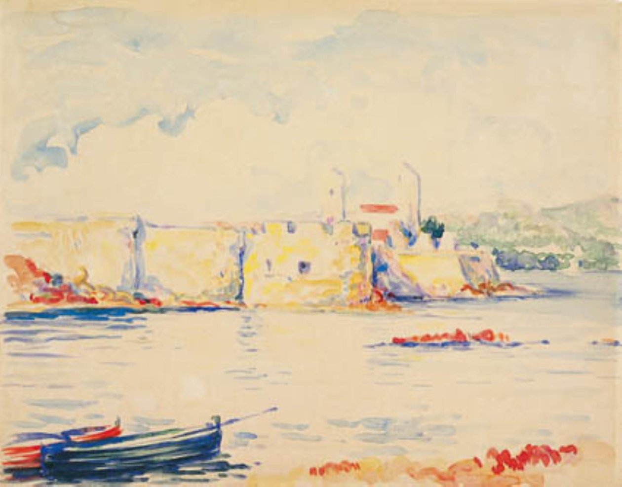 Antibes av Henri Edmond Cross