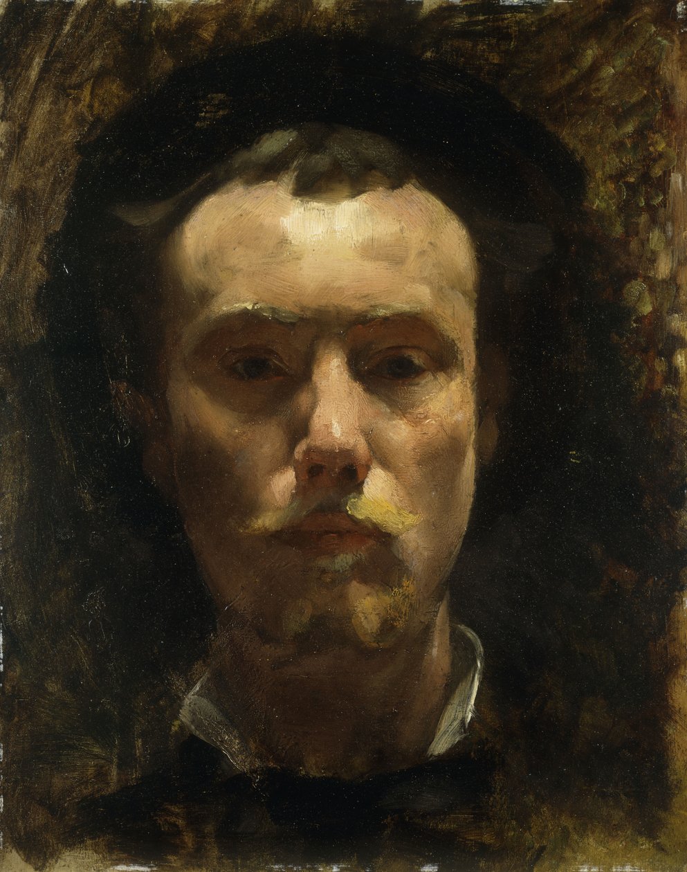 Autoportrett, ca. 1885 av Henri Edmond Cross