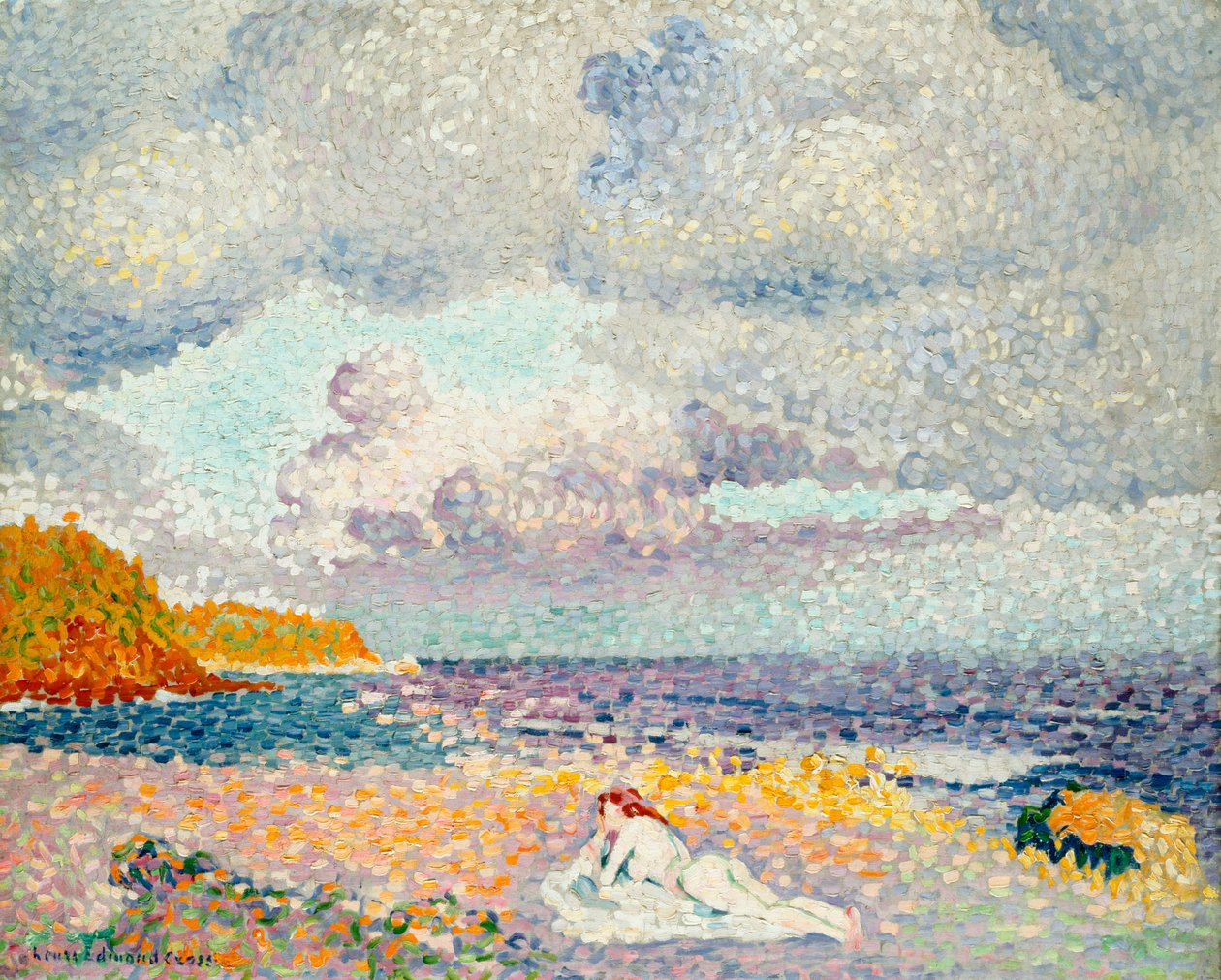 Før tordenværet av Henri Edmond Cross