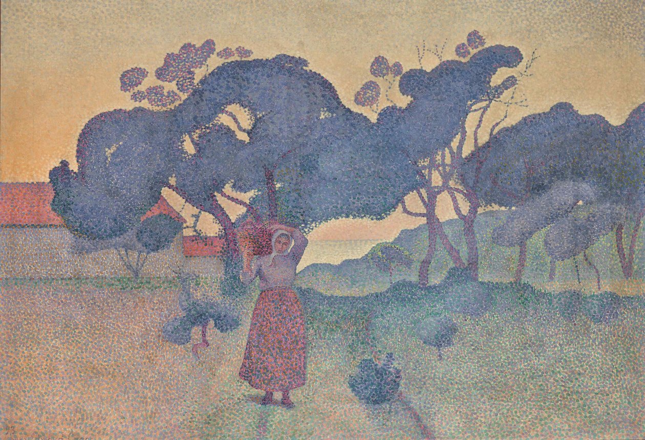 Aftengården, 1893. av Henri Edmond Cross