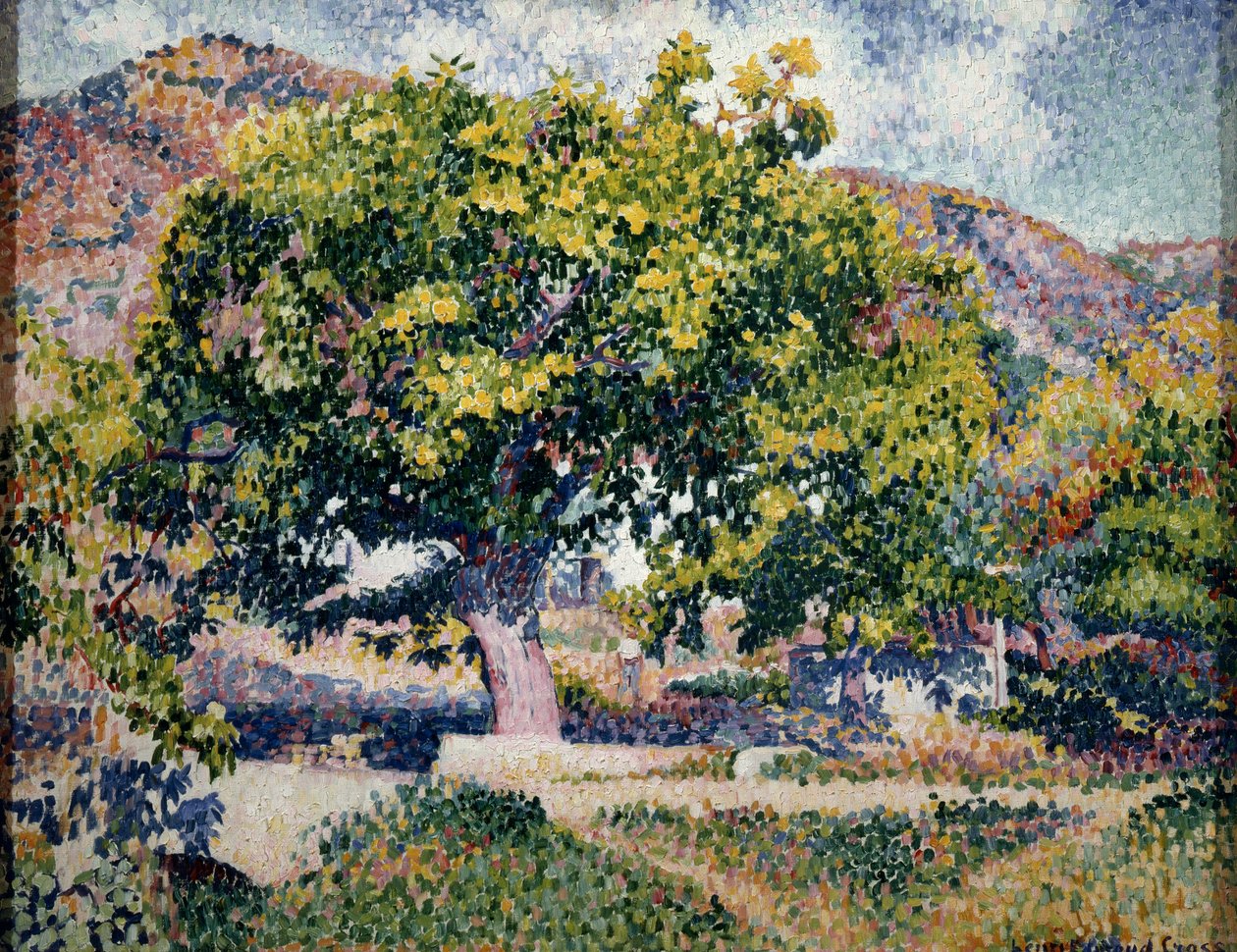 Nær huset mitt, 1906. av Henri Edmond Cross
