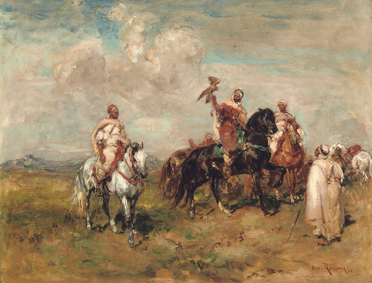 Falkonererne av Henri Emilien Rousseau