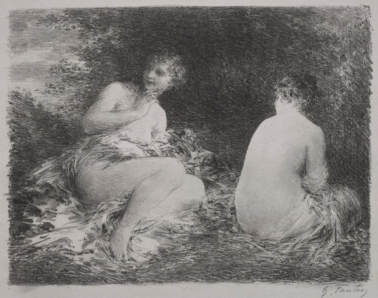 Badende av Ignace Henri Jean Fantin Latour