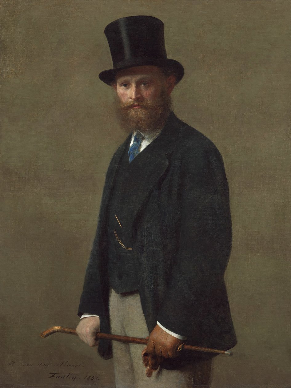 Edouard Manet, 1867. av Ignace Henri Jean Fantin Latour