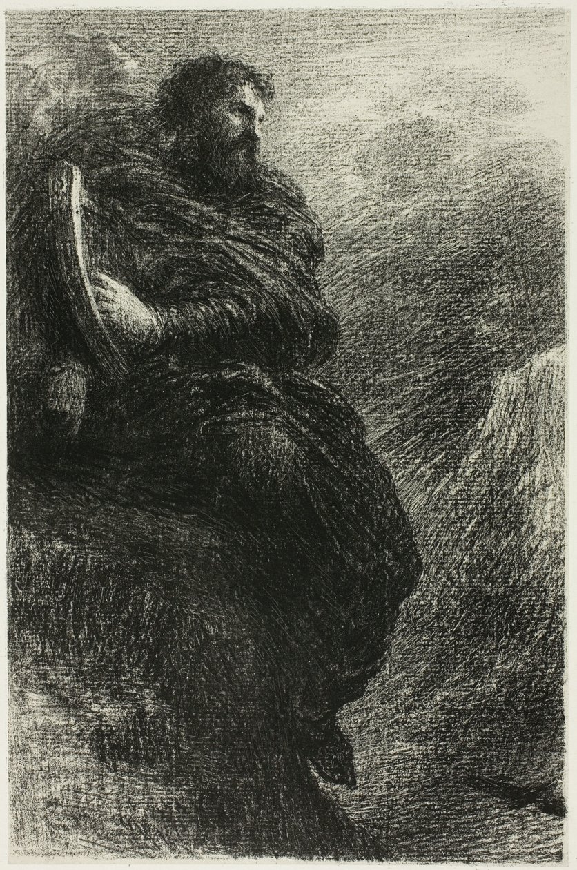 Harold i Italia: I fjellene av Ignace Henri Jean Fantin Latour