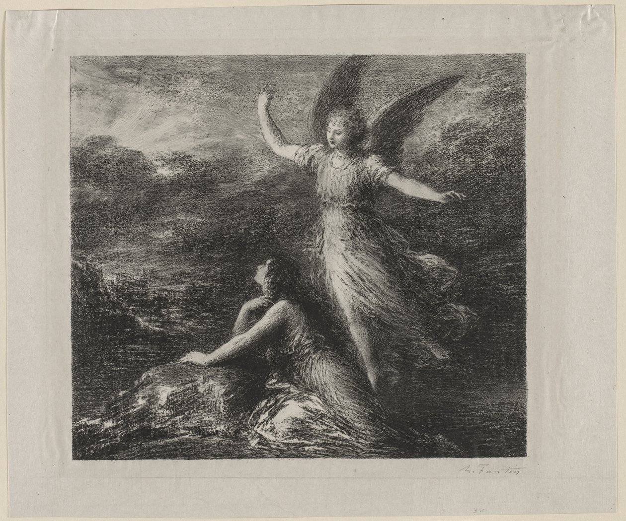 Paradise og Peri av Ignace Henri Jean Fantin Latour