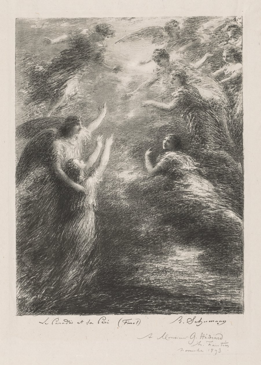 Paradise og Peri av Ignace Henri Jean Fantin Latour