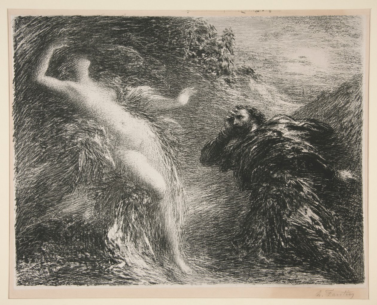Manfred og Astaire av Ignace Henri Jean Fantin Latour