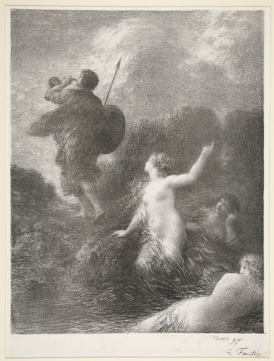Siegfried og Rhinpikene av Ignace Henri Jean Fantin Latour