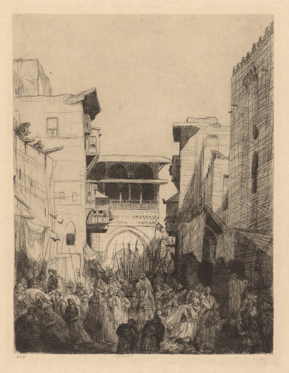 Gate i Kairo av Ignace Henri Jean Fantin Latour