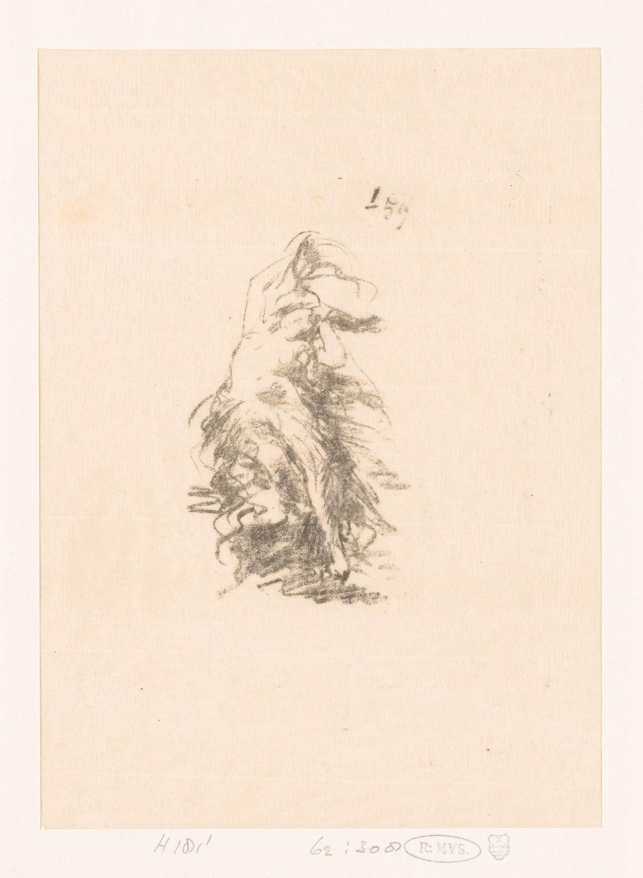 Studie av en dansende kvinne av Ignace Henri Jean Fantin Latour