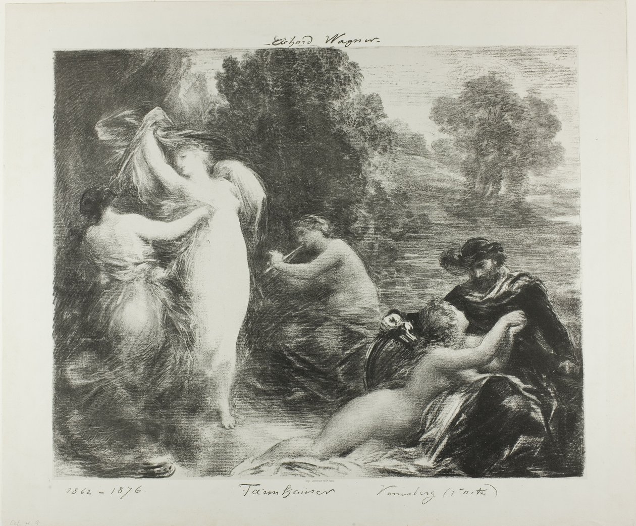 Tannhäuser: Venusberg av Ignace Henri Jean Fantin Latour