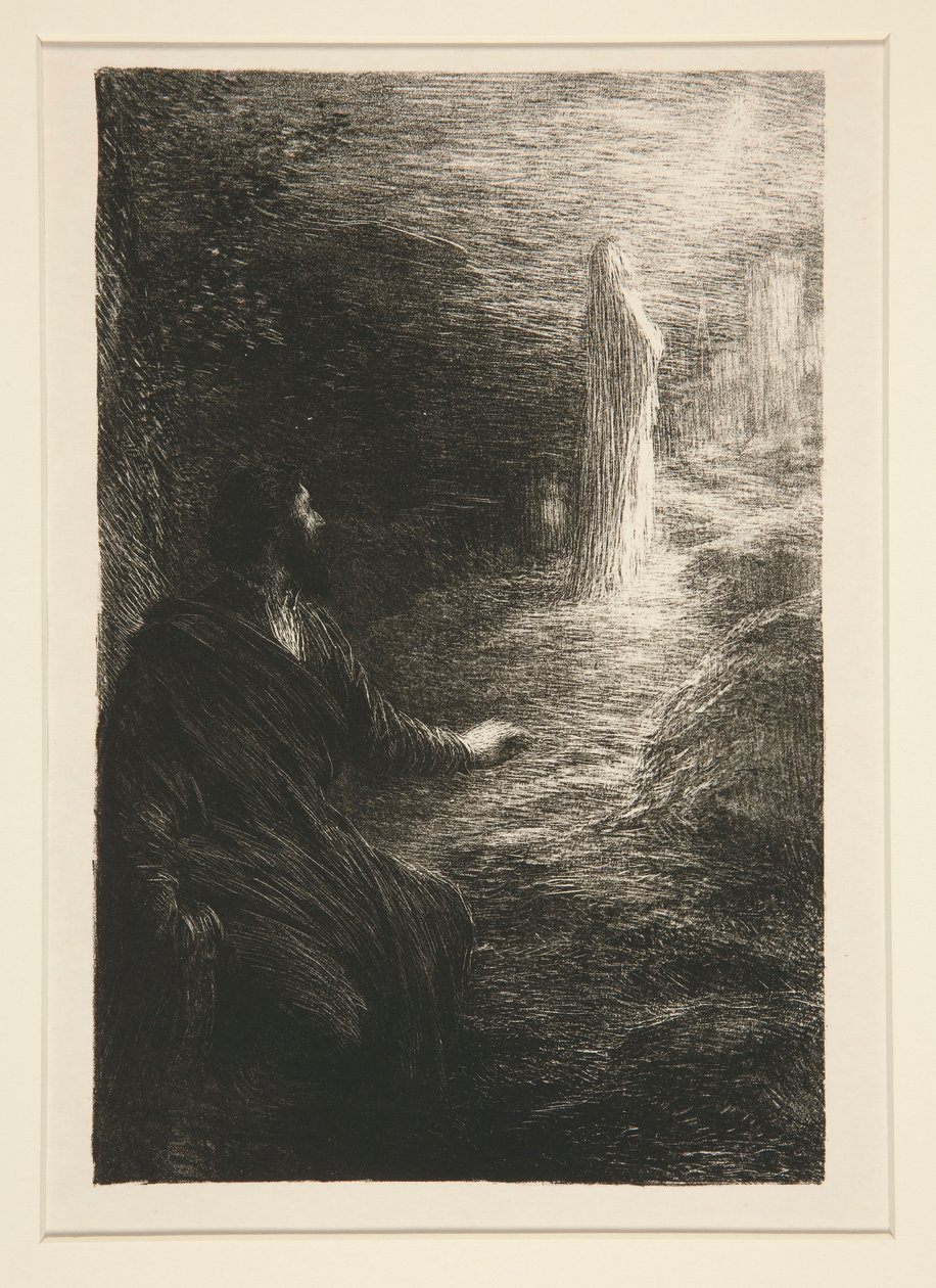 Tannh?bruker: acte III, l av Ignace Henri Jean Fantin Latour