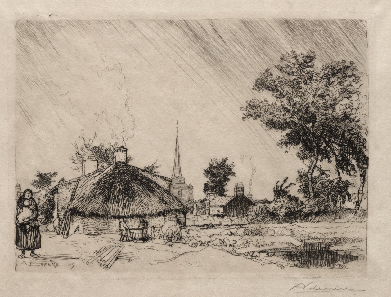 Dusjen: St. Jean-de-Monte av Ignace Henri Jean Fantin Latour