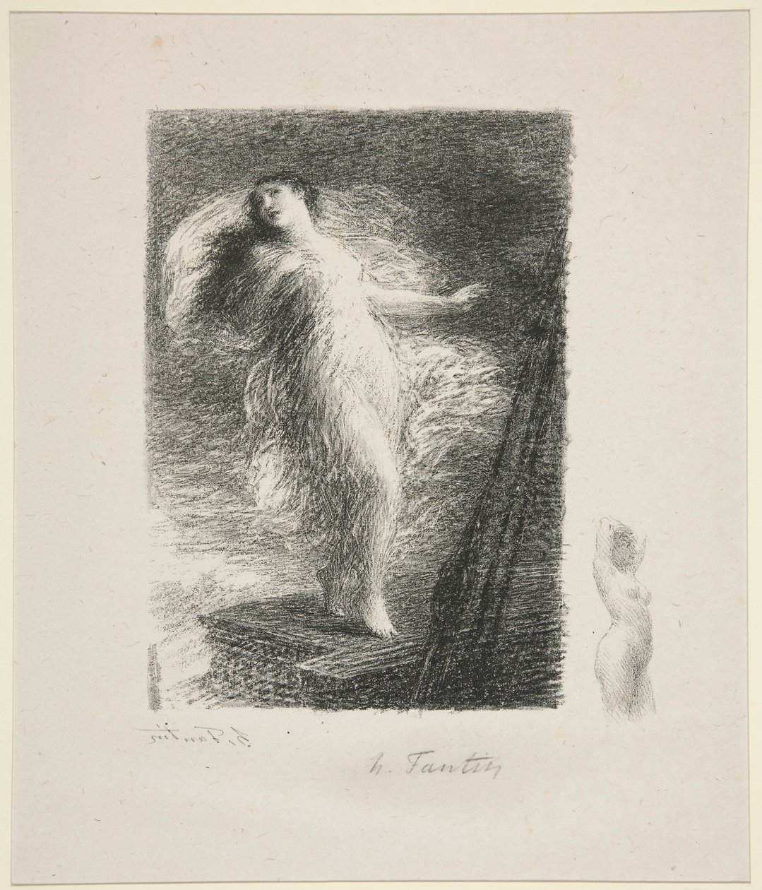 Den unge Tarentiner av Ignace Henri Jean Fantin Latour